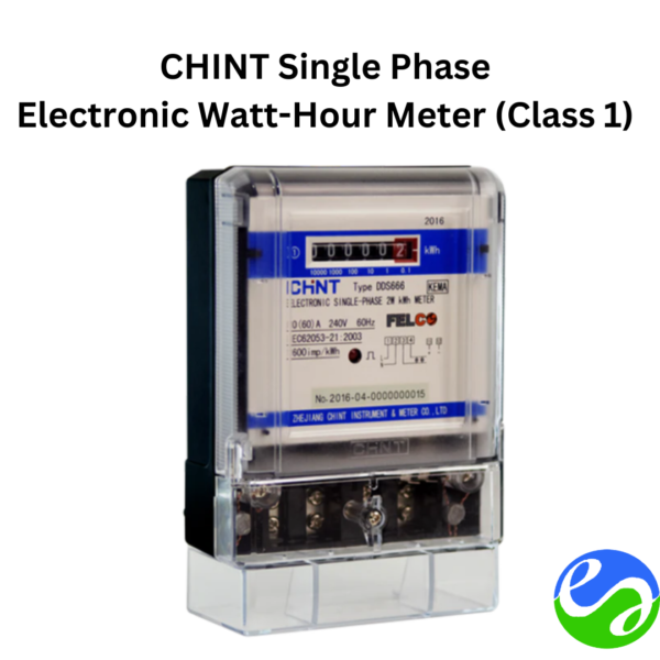 CHINT Single Phase Electronic Watt-Hour Meter (Class 1)