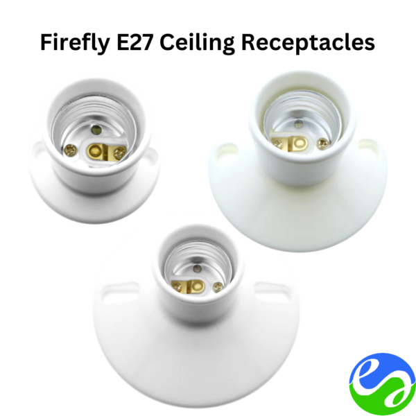 Firefly E27 Ceiling Receptacle