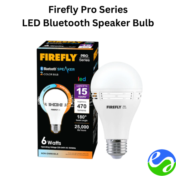 Firefly Pro Series LED Bluetooth Speaker Bulb