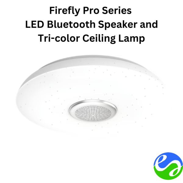 Firefly Pro Series LED Bluetooth Speaker and Tri-color Ceiling Lamp