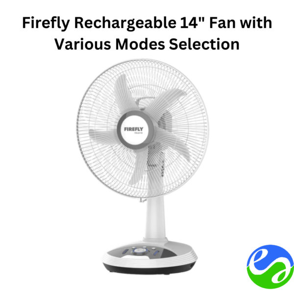 Firefly Rechargeable 14_ Fan with Various Modes Selection