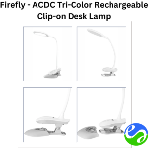 Firefly - ACDC Tri-Color Rechargeable Clip-on Desk Lamp