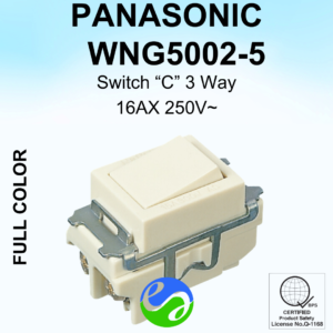 PANASONIC - FULL COLOR - Switch "C" 3 Way - WNG5002