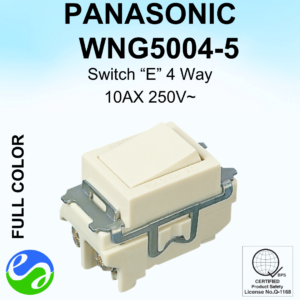 PANASONIC - FULL COLOR - Switch "E" 4 Way - WNG5004