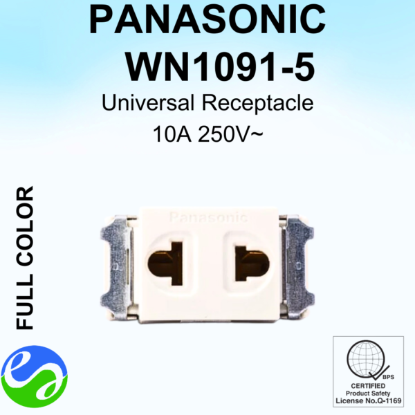 PANASONIC - FULL COLOR - Universal Receptacle - WN1091