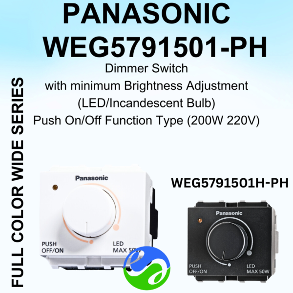 PANASONIC - WIDE SERIES -LED Dimmer Switch - WEG5791501-PH