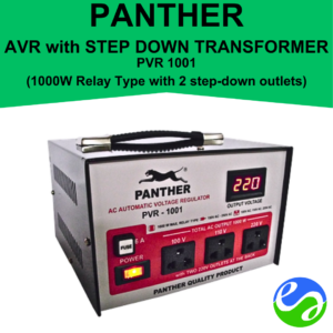 PANTHER -Automatic Voltage Regulator with Stepdown Transformer 1000W - PVR 1001