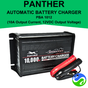 PANTHER -Automatic Battery Charger - 10A Output Current, 12V DC Output Voltage - PBA 1012