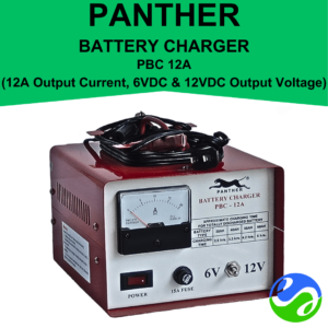 PANTHER - Battery Charger - 12A Output Current, 6&12V DC Output Voltage - PBC 12A