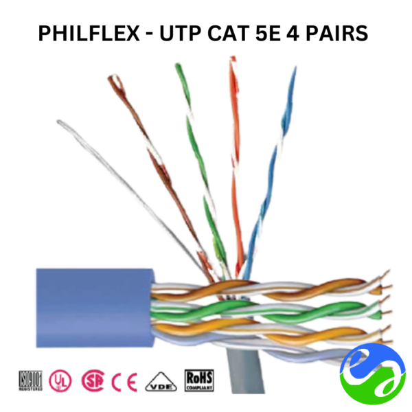 PHILFLEX - UTP CAT 5E 4 PAIRS