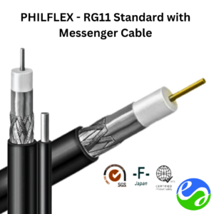 PHILFLEX - RG11 Standard with Messenger Cable