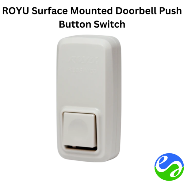 ROYU Surface Mounted Doorbell Push Button Switch