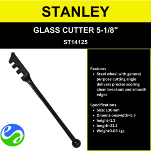 STANLEY - GLASS CUTTER 5-1/8" -  ST14125