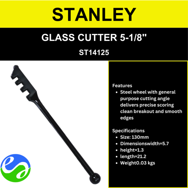 STANLEY - GLASS CUTTER 5-1_8_ - ST14125