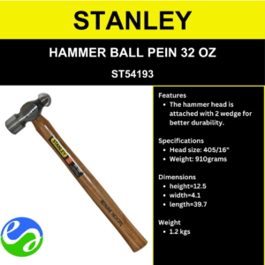 STANLEY - BALL PEIN HAMMER 32 OZ - ST54193