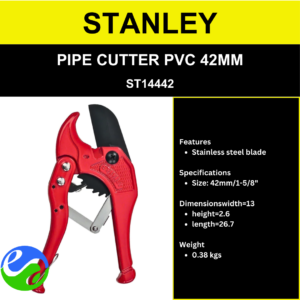 STANLEY - PIPE CUTTER PVC 42MM -  ST14442