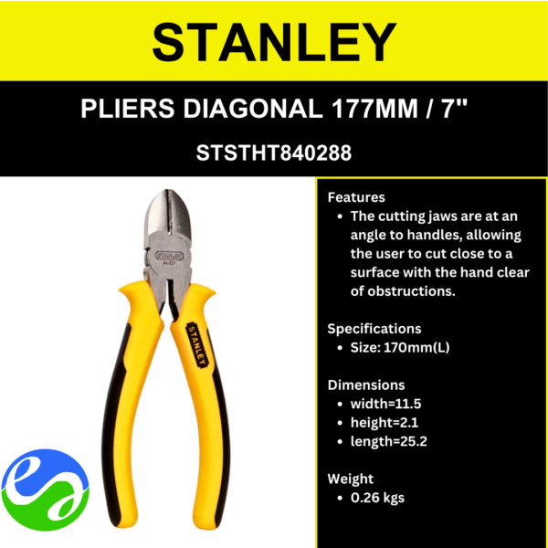 STANLEY - PLIERS DIAGONAL 177MM _ 7_ - STSTHT840288