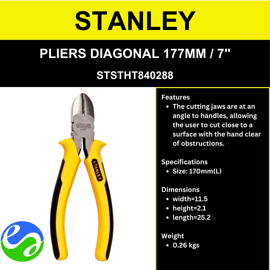 STANLEY – DIAGONAL PLIERS 177MM / 7″ – STSTHT840288