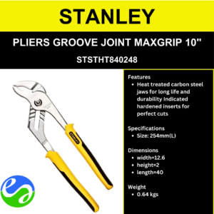 STANLEY - GROOVE JOINT PLIERS 10" - STSTHT840248