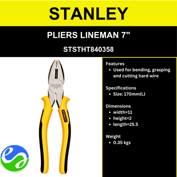 STANLEY - PLIERS LINEMAN 7_ - STSTHT840358