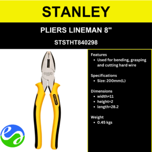 STANLEY - LINEMAN PLIERS 8" - STSTHT840298