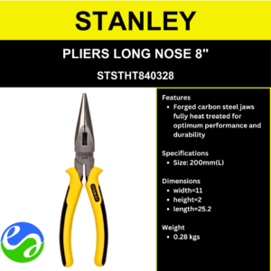 STANLEY - LONG NOSE PLIERS 8" - STSTHT840328