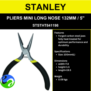 STANLEY - MINI LONG NOSE PLIERS 132MM / 5" - STSTHT841198