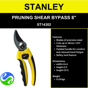 STANLEY - PRUNING SHEAR BYPASS 8" -  ST14302