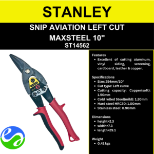 STANLEY - SNIP AVIATION LEFT CUT  MAXSTEEL 10" -  ST14562