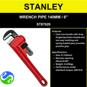 STANLEY - PIPE WRENCH 140MM - ST87620